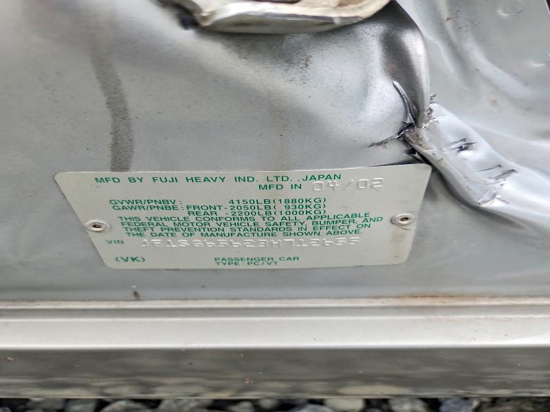 2003 Subaru Forester მანქანა იყიდება აუქციონზე, vin: JF1SG65623H712655, აუქციონის ნომერი: 65595346