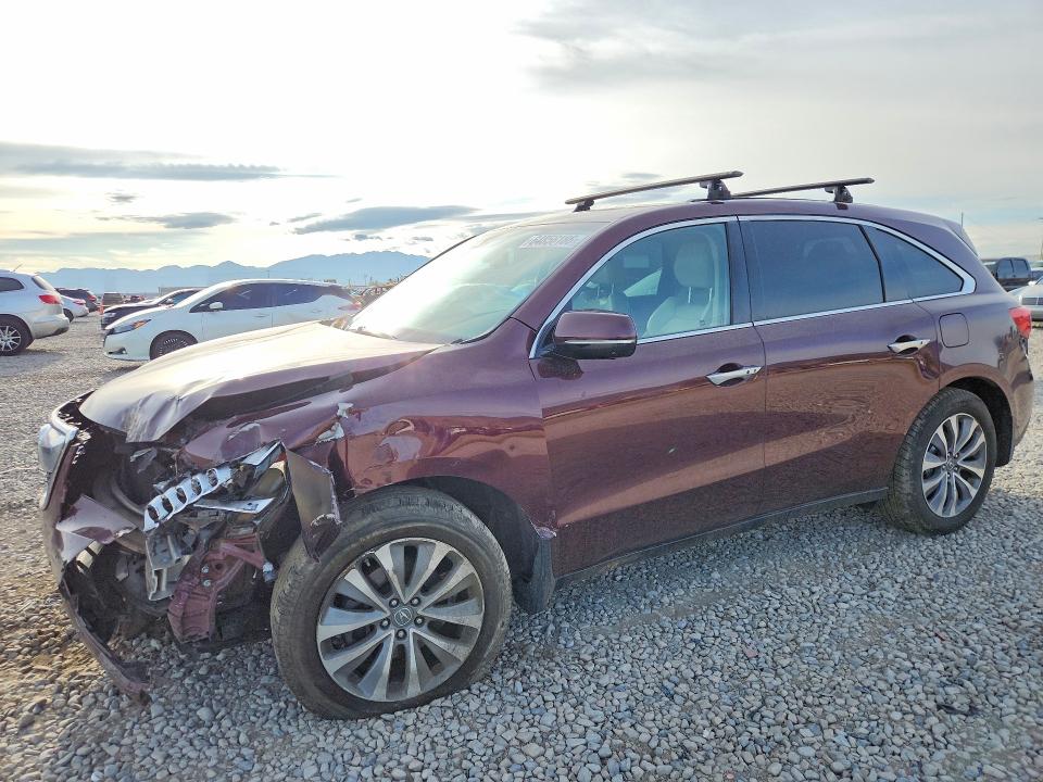 64856186 :رقم المزاد ، 5FRYD4H42EB023390 vin ، 2014 Acura Mdx مزاد بيع
