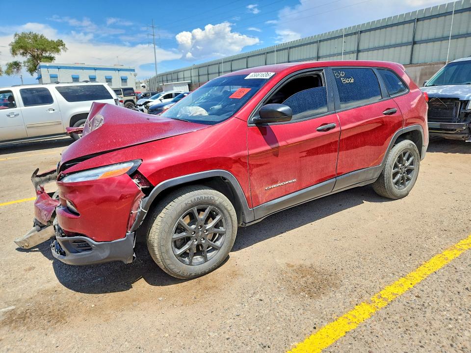 2015 Jeep Cherokee მანქანა იყიდება აუქციონზე, vin: 1C4PJLAB1FW589854, აუქციონის ნომერი: 65661636