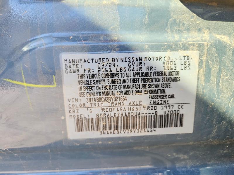 Aukcja sprzedaży 2024 Nissan Sentra, vin: 3N1AB8CV3RY321654, numer aukcji: 66228006