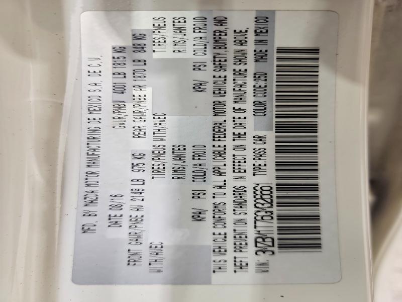 Aukcja sprzedaży 2016 Mazda 3, vin: 3MZBM1T76GM326661, numer aukcji: 66291476