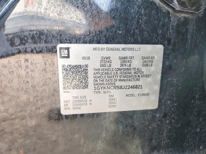 Продаж на аукціоні авто 2018 Cadillac Xt5, vin: 1GYKNCRS8JZ246821, номер лоту: 64697656