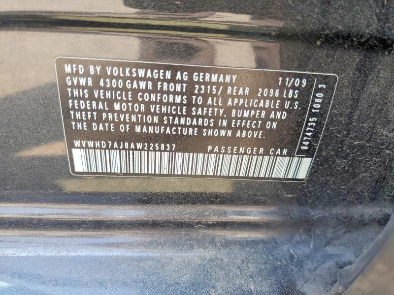 Продажа на аукционе авто 2010 Volkswagen Gti, vin: WVWHD7AJ8AW225837, номер лота: 64311586
