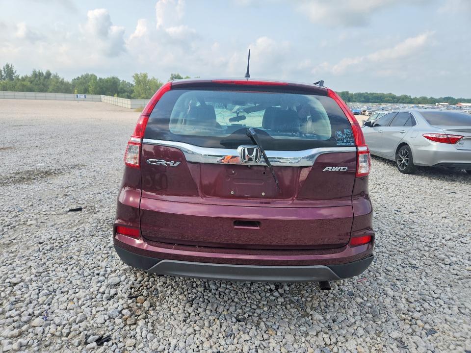 2015 Honda Cr-v მანქანა იყიდება აუქციონზე, vin: 5J6RM4H3XFL064100, აუქციონის ნომერი: 64517826