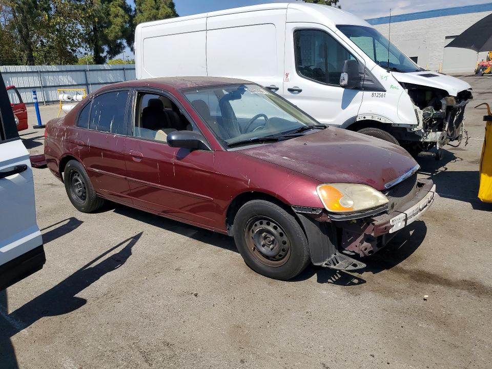 Продаж на аукціоні авто 2003 Honda Civic, vin: JHMES16503S000080, номер лоту: 63761836