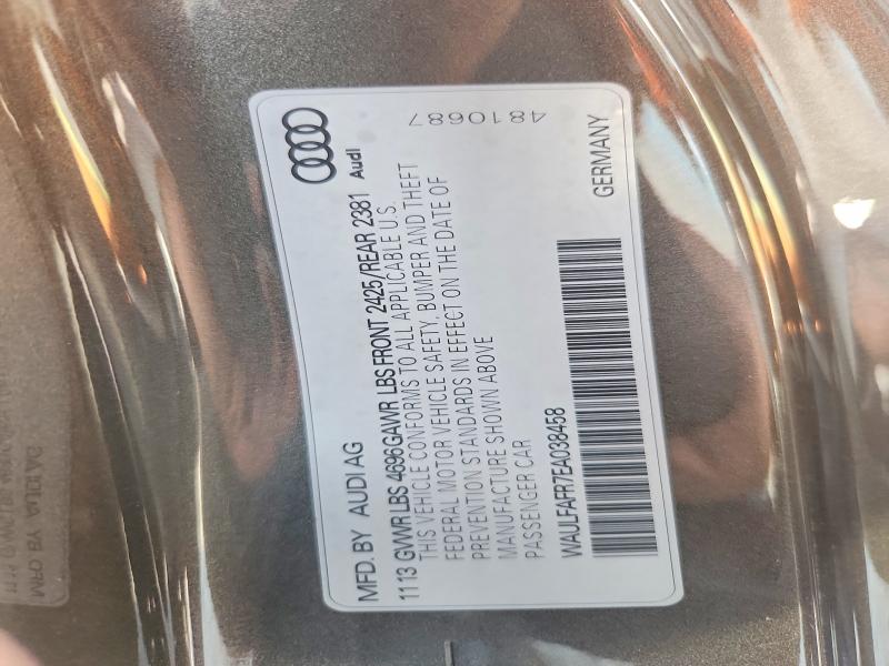 Продаж на аукціоні авто 2014 Audi A5, vin: WAULFAFR7EA038458, номер лоту: 64478436