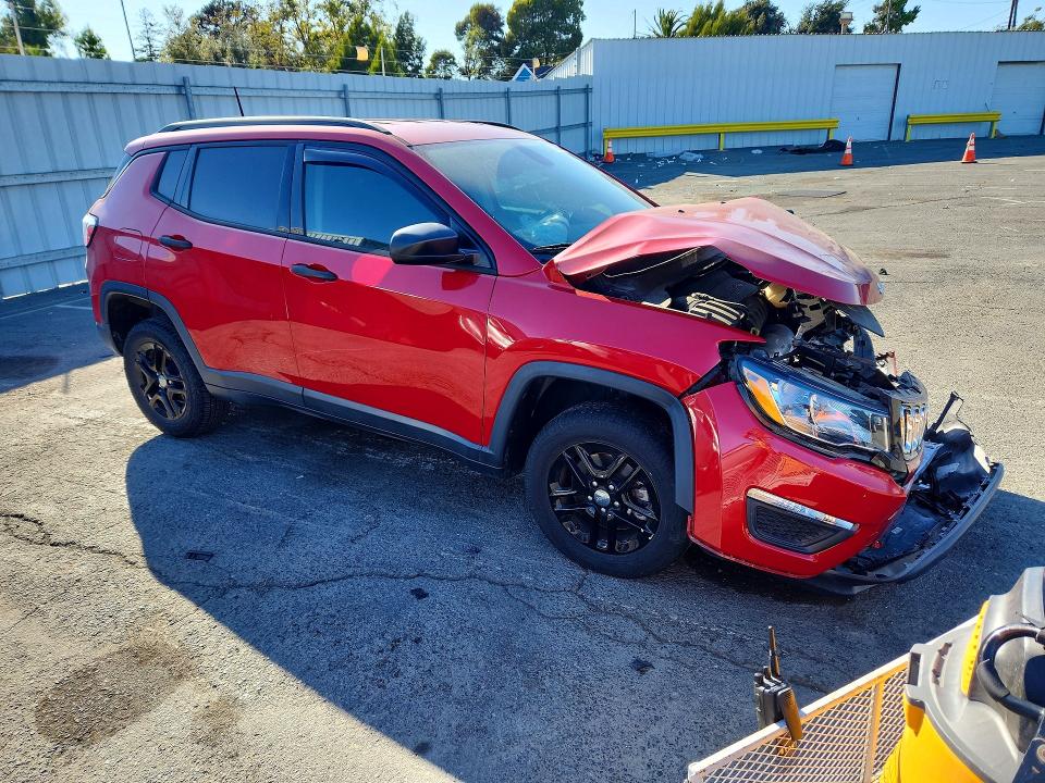 Продаж на аукціоні авто 2018 Jeep Compass, vin: 3C4NJDAB8JT135807, номер лоту: 65195616