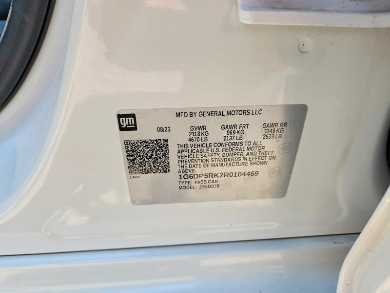 Продажа на аукционе авто 2024 Cadillac Ct5, vin: 1G6DP5RK2R0104469, номер лота: 66812116