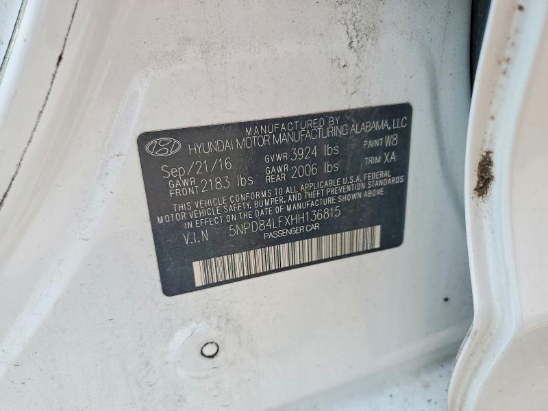 Продаж на аукціоні авто 2017 Hyundai Elantra, vin: 5NPD84LFXHH136815, номер лоту: 64126736