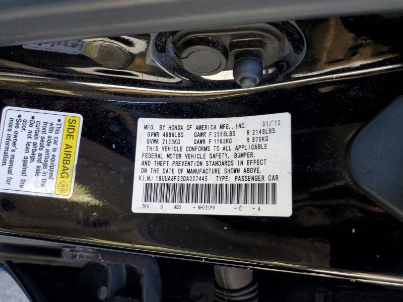 Aukcja sprzedaży 2013 Acura Tl, vin: 19UUA8F53DA007445, numer aukcji: 64963426