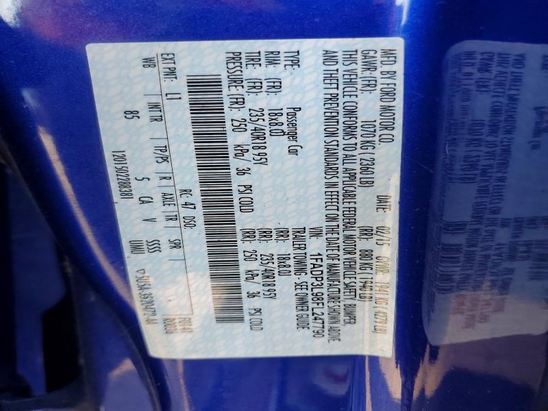 Aukcja sprzedaży 2015 Ford Focus, vin: 1FADP3L98FL247790, numer aukcji: 66644346