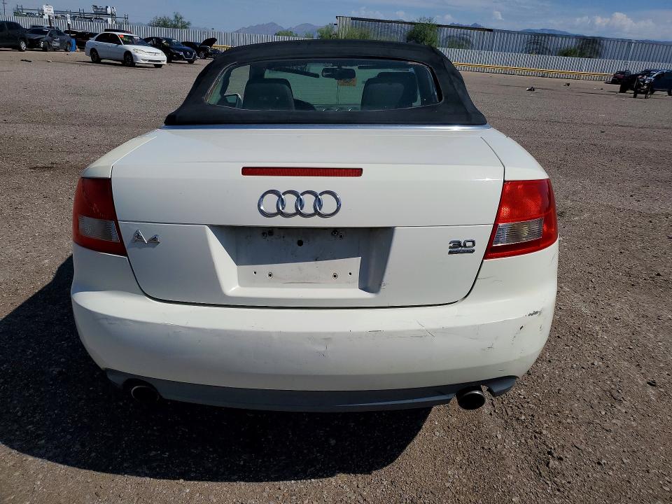 Auction sale of the 2005 Audi A4, vin: WAUDT48H45K009254, lot number: 62845416