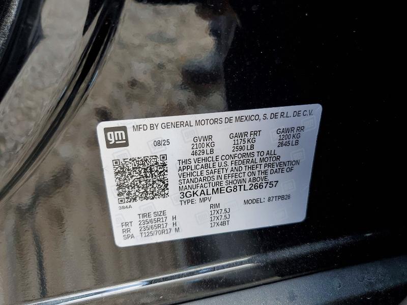 64621686 :رقم المزاد ، 3GKALMEG8TL266757 vin ، 2026 Gmc Terrain مزاد بيع