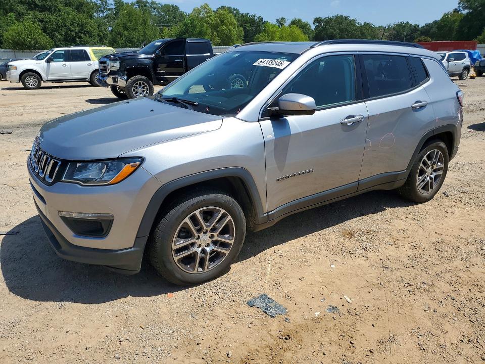 Продаж на аукціоні авто 2019 Jeep Compass, vin: 3C4NJCBB8KT679542, номер лоту: 64109346
