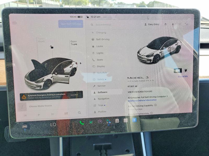 Aukcja sprzedaży 2020 Tesla Model 3, vin: 5YJ3E1EA6LF504385, numer aukcji: 65874076