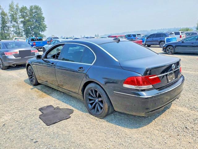 2007 Bmw 750 მანქანა იყიდება აუქციონზე, vin: WBAHN83597DT66565, აუქციონის ნომერი: 63806296