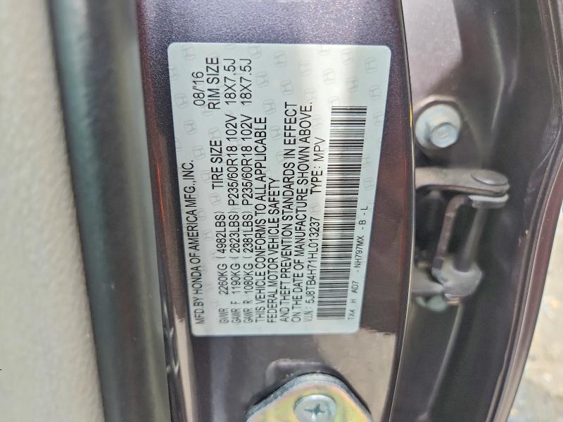 2017 Acura Rdx მანქანა იყიდება აუქციონზე, vin: 5J8TB4H71HL013237, აუქციონის ნომერი: 63309366