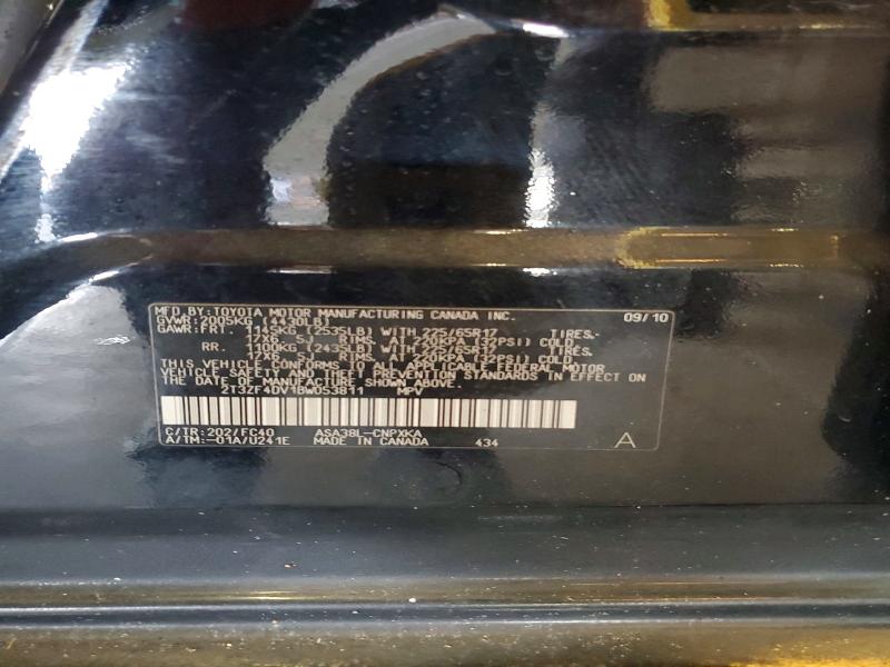 Aukcja sprzedaży 2011 Toyota Rav4, vin: 2T3ZF4DV1BW053811, numer aukcji: 64916716