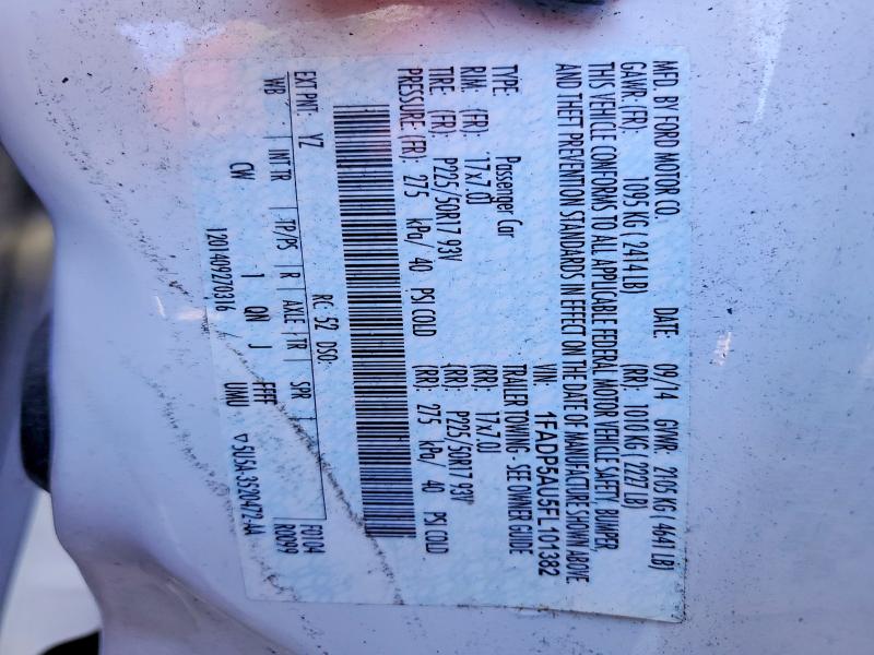Продаж на аукціоні авто 2015 Ford C-max, vin: 1FADP5AU5FL101382, номер лоту: 66585046