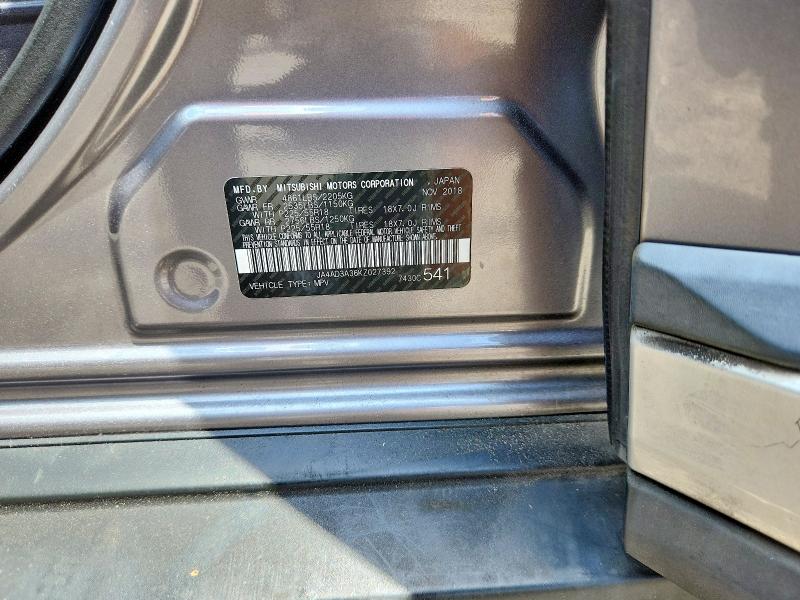 62760136 :رقم المزاد ، JA4AD3A36KZ027392 vin ، 2019 Mitsubishi Outlander مزاد بيع