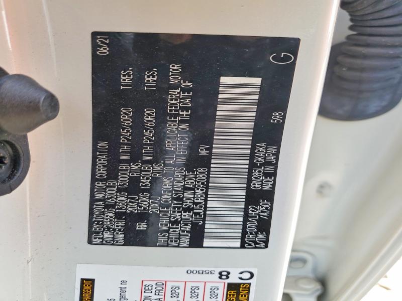 63717006 :رقم المزاد ، JTEJU5JR8M5950808 vin ، 2021 Toyota 4runner مزاد بيع