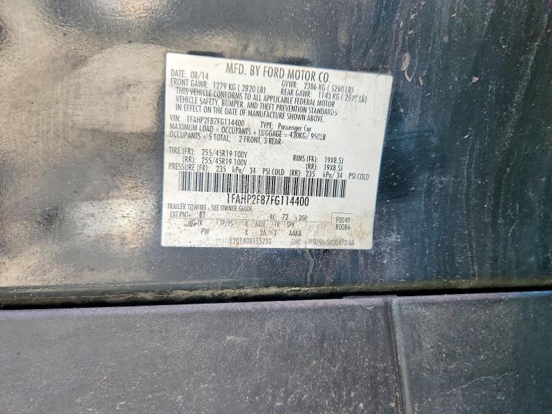 Aukcja sprzedaży 2015 Ford Taurus, vin: 1FAHP2F87FG114400, numer aukcji: 64229176