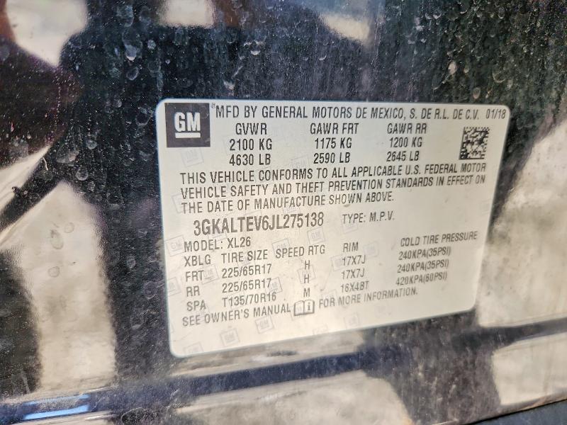 Продажа на аукционе авто 2018 Gmc Terrain, vin: 3GKALTEV6JL275138, номер лота: 63720156