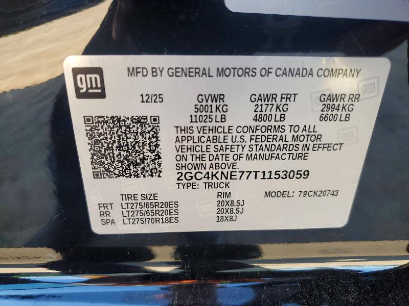 Продажа на аукционе авто 2026 Chevrolet Silverado, vin: 2GC4KNE77T1153059, номер лота: 63794836
