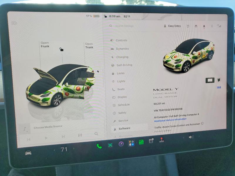 Aukcja sprzedaży 2023 Tesla Model Y, vin: 7SAYGDEE1PA189358, numer aukcji: 63583326