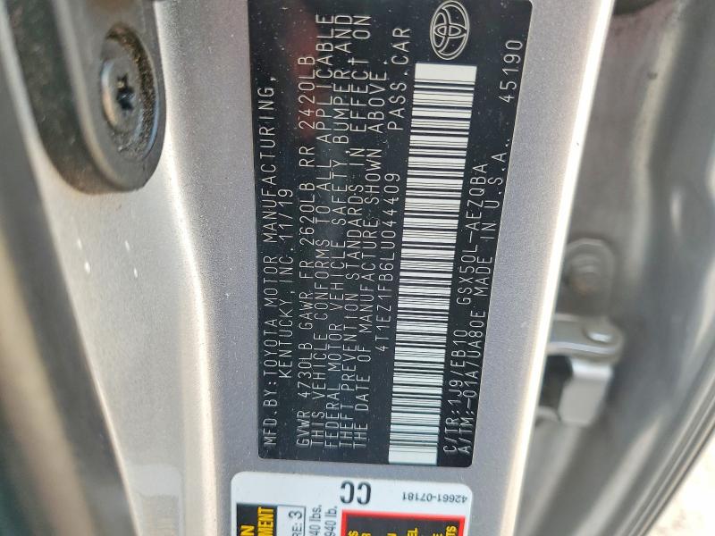 Продаж на аукціоні авто 2020 Toyota Avalon, vin: 4T1EZ1FB6LU044409, номер лоту: 65708016