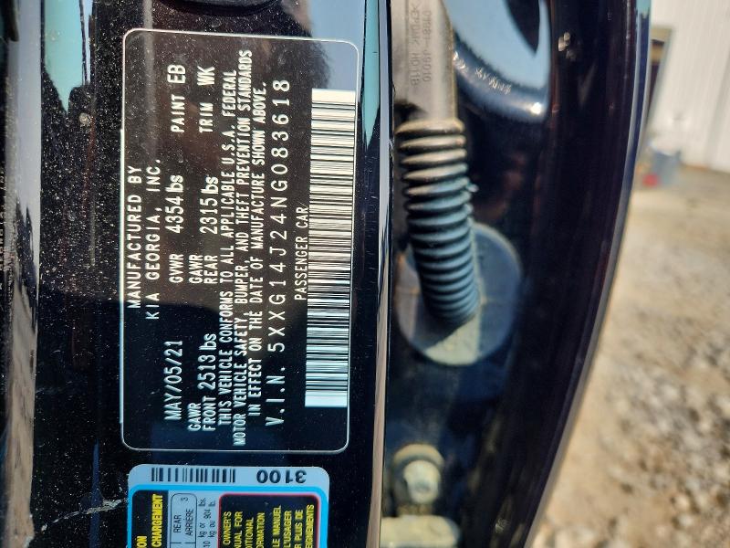 Продаж на аукціоні авто 2022 Kia K5, vin: 5XXG14J24NG083618, номер лоту: 64769466