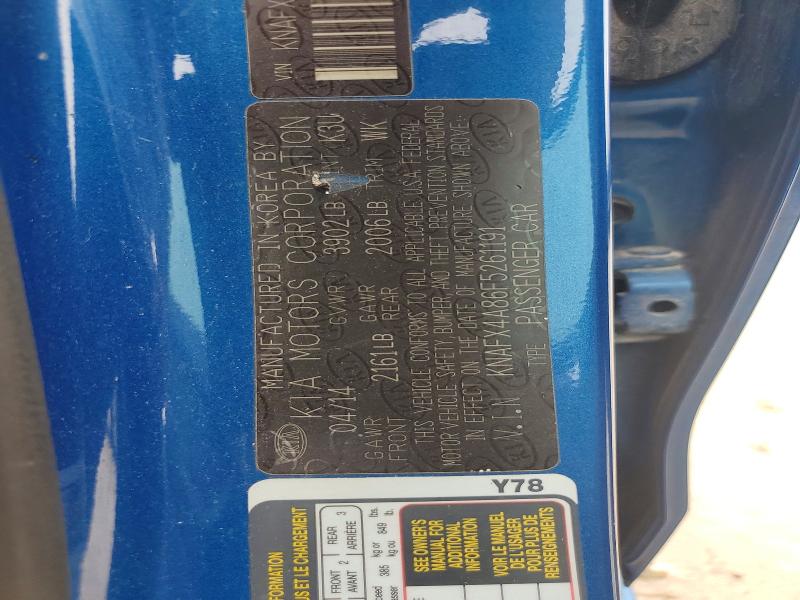 2015 Kia Forte მანქანა იყიდება აუქციონზე, vin: KNAFX4A86F5261191, აუქციონის ნომერი: 64802706
