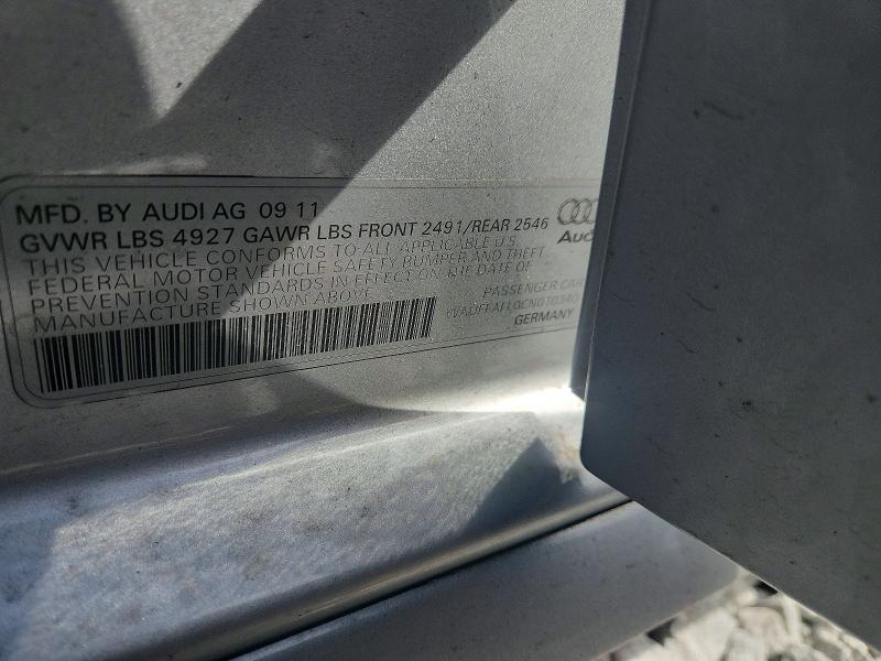 Aukcja sprzedaży 2012 Audi A4, vin: WAUFFAFL0CN010340, numer aukcji: 59357906