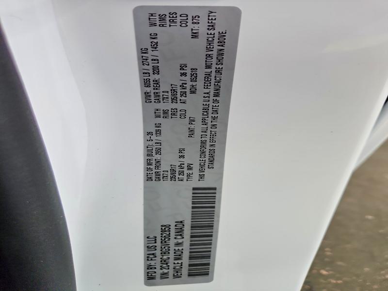 Aukcja sprzedaży 2027 Chrysler Pacifica, vin: 2C4RC1BG5VR562858, numer aukcji: 65284746