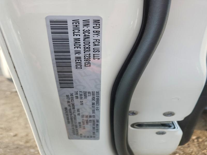 64225396 :رقم المزاد ، 3C4NJDCB3LT239153 vin ، 2020 Jeep Compass مزاد بيع