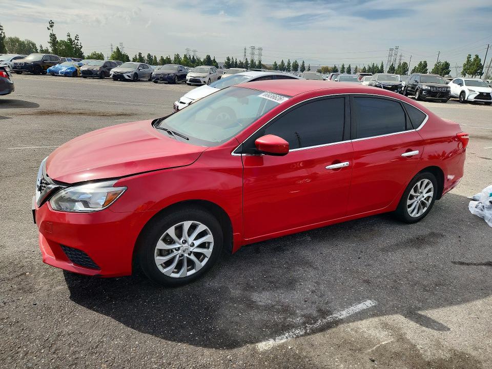 66936626 :رقم المزاد ، 3N1AB7AP5KL604249 vin ، 2019 Nissan Sentra مزاد بيع