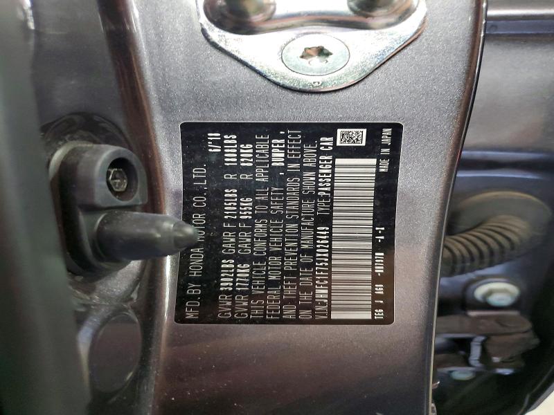 63525826 :رقم المزاد ، JHMFC1F75JX026449 vin ، 2018 Honda Civic مزاد بيع