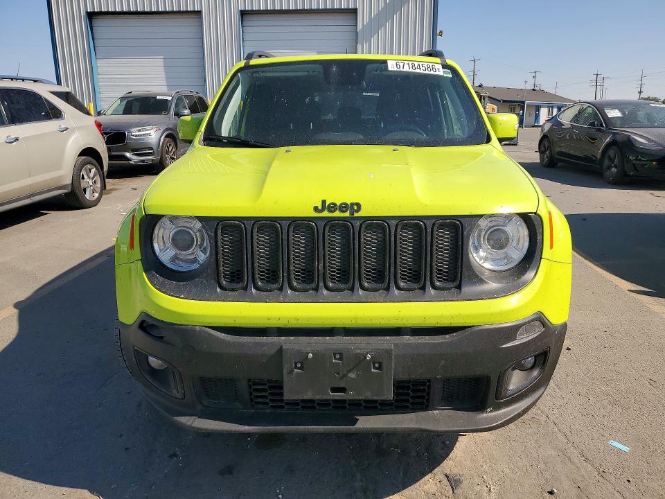 Продажа на аукционе авто 2018 Jeep Renegade, vin: ZACCJBBB6JPH10407, номер лота: 67184586