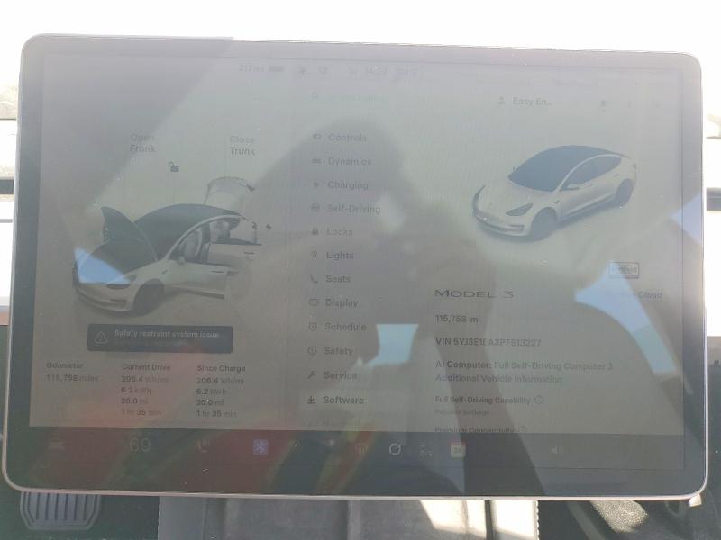 Продажа на аукционе авто 2023 Tesla Model 3, vin: 5YJ3E1EA3PF513227, номер лота: 66406846