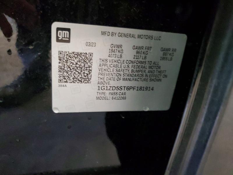 Aukcja sprzedaży 2023 Chevrolet Malibu, vin: 1G1ZD5ST6PF181914, numer aukcji: 67078516