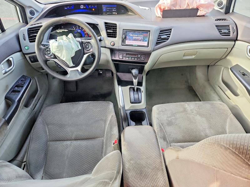 Продажа на аукционе авто 2012 Honda Civic, vin: JHMFB4F24CS009537, номер лота: 64299886