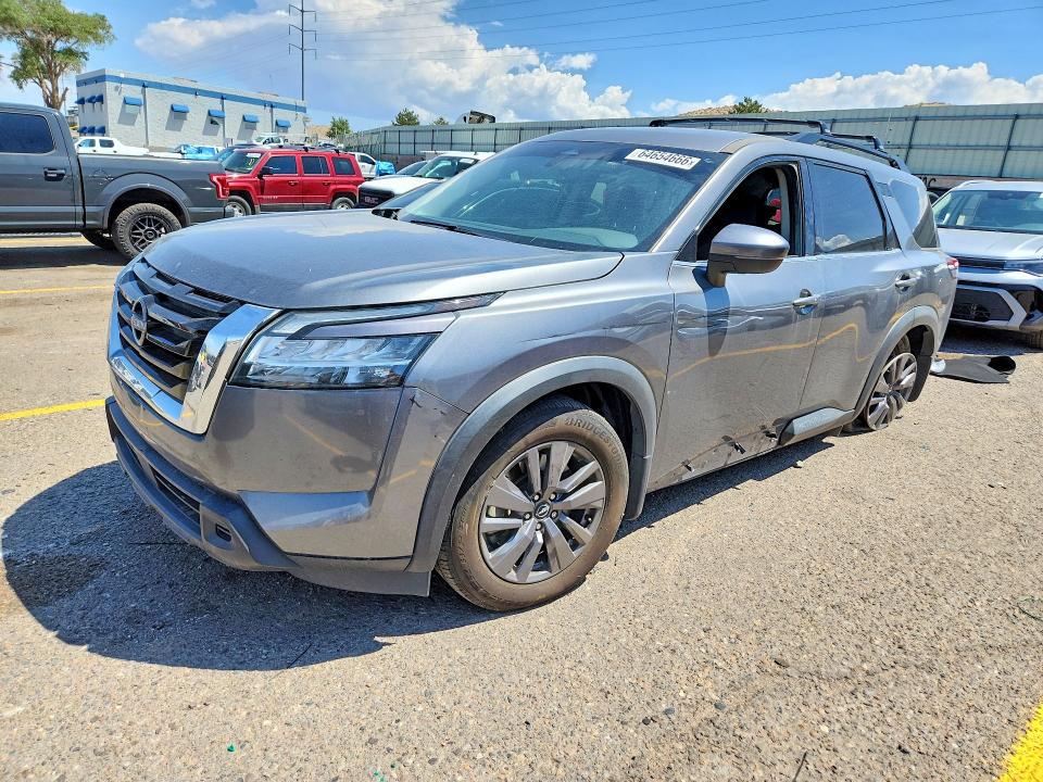 64654666 :رقم المزاد ، 5N1DR3BC5NC249590 vin ، 2022 Nissan Pathfinder مزاد بيع