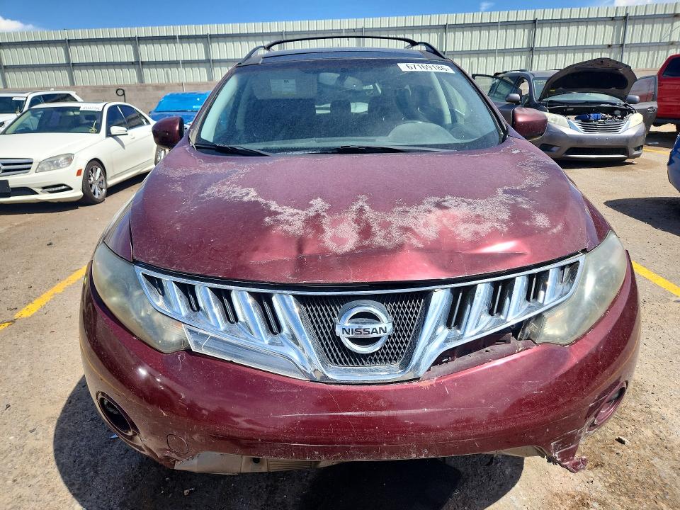 67169186 :رقم المزاد ، JN8AZ18U69W103705 vin ، 2009 Nissan Murano مزاد بيع