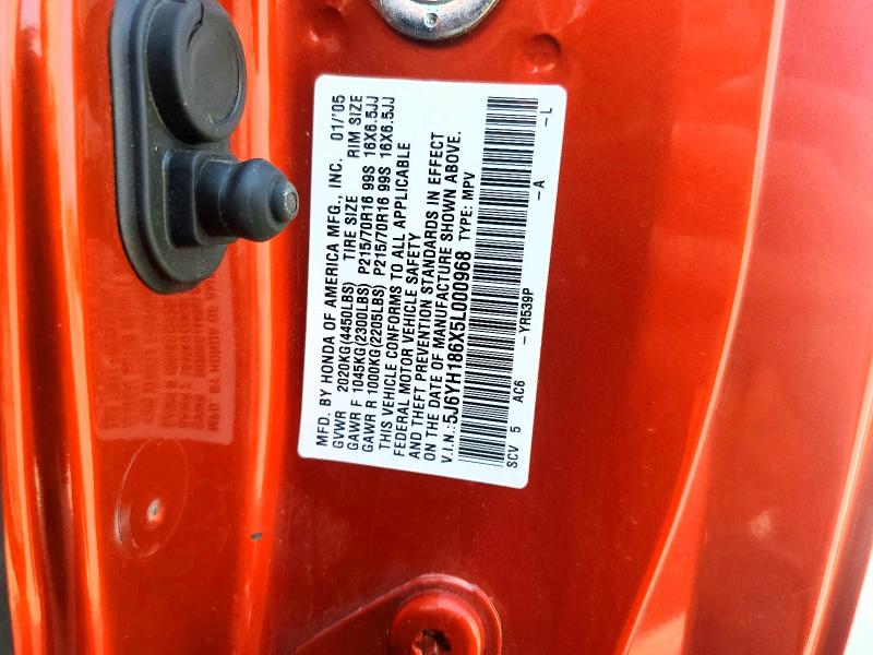 Aukcja sprzedaży 2005 Honda Element, vin: 5J6YH186X5L000968, numer aukcji: 64746976