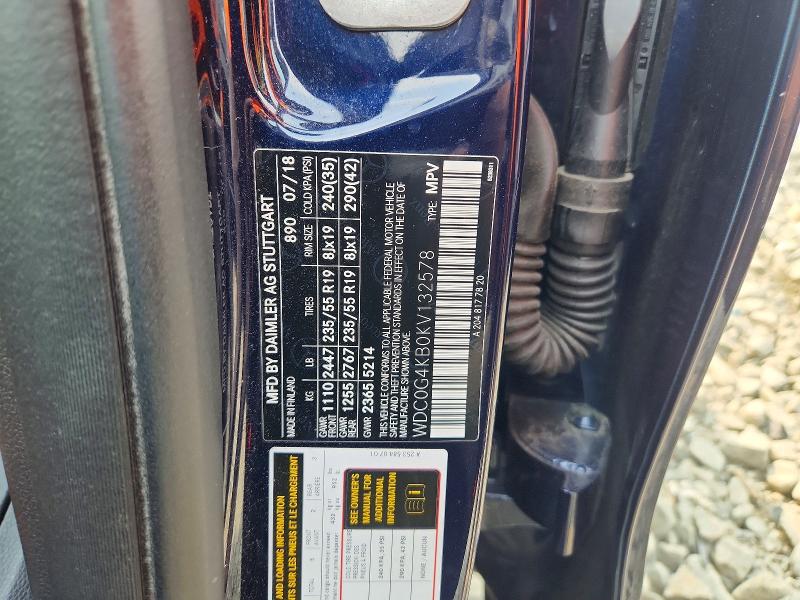 Продаж на аукціоні авто 2019 Mercedes-benz Glc, vin: WDC0G4KB0KV132578, номер лоту: 64190026