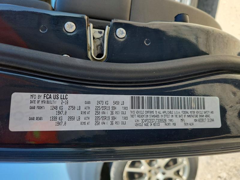 66512836 :رقم المزاد ، 3C4PDCEG7JT335528 vin ، 2018 Dodge Journey مزاد بيع