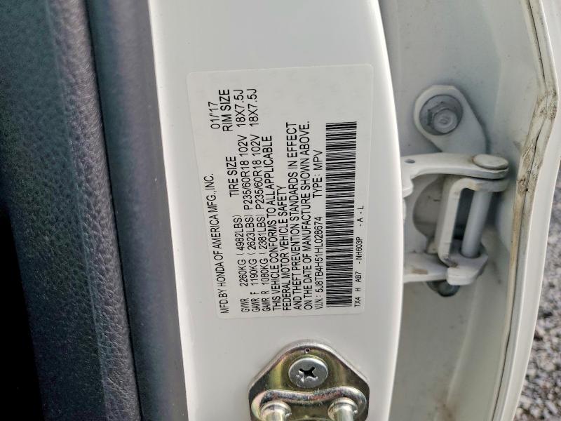 2017 Acura Rdx მანქანა იყიდება აუქციონზე, vin: 5J8TB4H51HL028674, აუქციონის ნომერი: 66690856