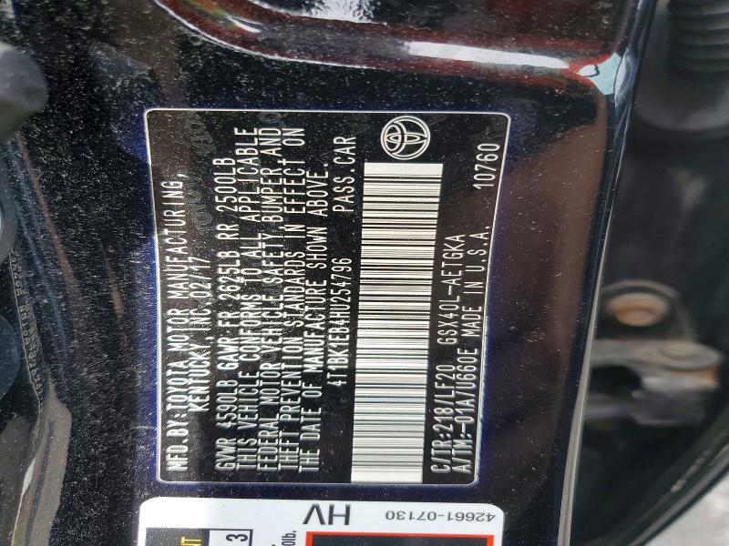 Продаж на аукціоні авто 2017 Toyota Avalon, vin: 4T1BK1EB4HU254796, номер лоту: 63942376