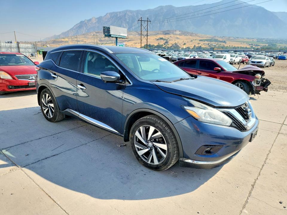 Продажа на аукционе авто 2015 Nissan Murano, vin: 5N1AZ2MH4FN206886, номер лота: 62853926