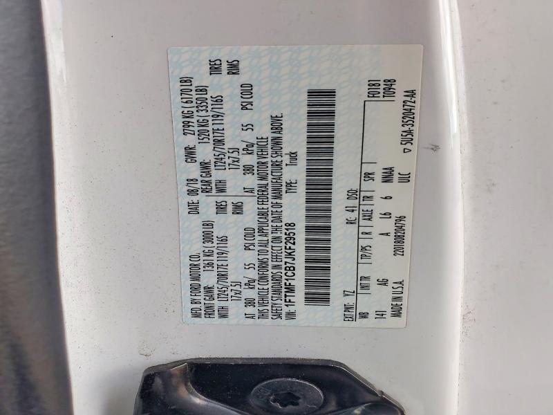 Продажа на аукционе авто 2018 Ford F150, vin: 1FTMF1CB7JKF29518, номер лота: 59300776